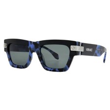 Versace Dark Grey Square Men's Sunglasses VE4464 545887 52 VE4464 545887 52