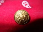 CIVIL WAR NONDUG WEST POINT CADET CUFF BUTTON, BACK MARKED SCOVILL MFG CO