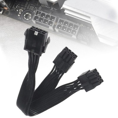 CPU Power Cable 8PIN to 2x 8PIN (4+4) 18AWG for Networking Power Cable