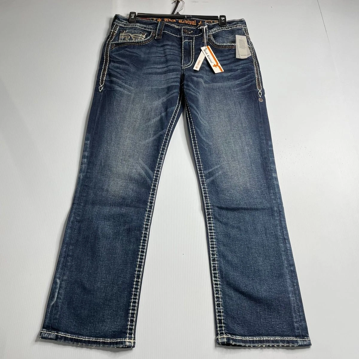 Rock Revival Regular 36 Size Jeans for Men for sale | eBay
