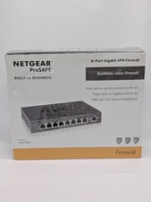 Netgear ProSAFE FVS318G 8-Port Gigabit VPN Firewall NEW SEALED