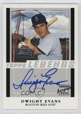 2003 Topps Team Topps Legends Dwight Evans #TT-DE Auto 0ju0