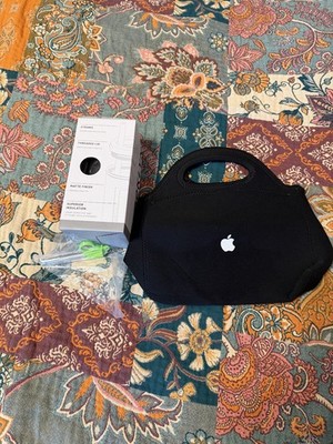 Apple Employee Collectibles: Lunch Bag, Insulated Mug, Stainless Steel Straw