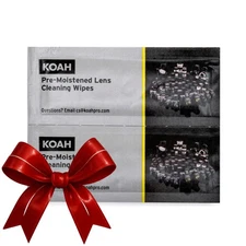 Koah PRO Pre-Moistened Lens Cleaning Wipes 400-Pack