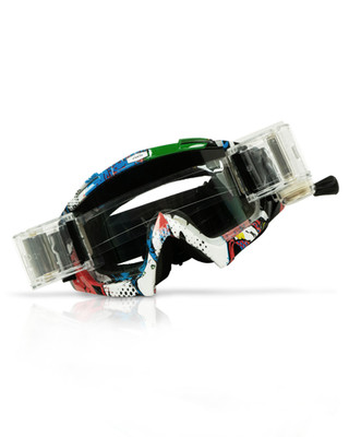 Motocross-Brille TWO-X Crossbrille Race Roll Off MX multi Enduro Villain