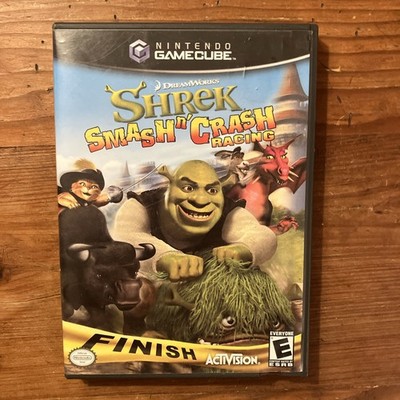 Shrek: Smash n' Crash Racing (Nintendo GameCube, 2006) With Manual Tested