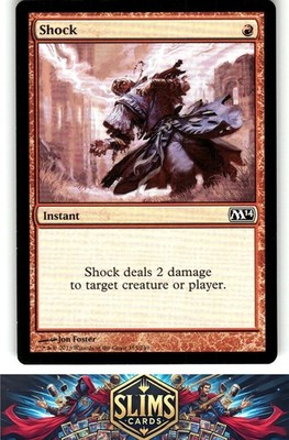 Magic the Gathering MTG Magic 2014 (M14) Shock #155 Buy 2 Get 1