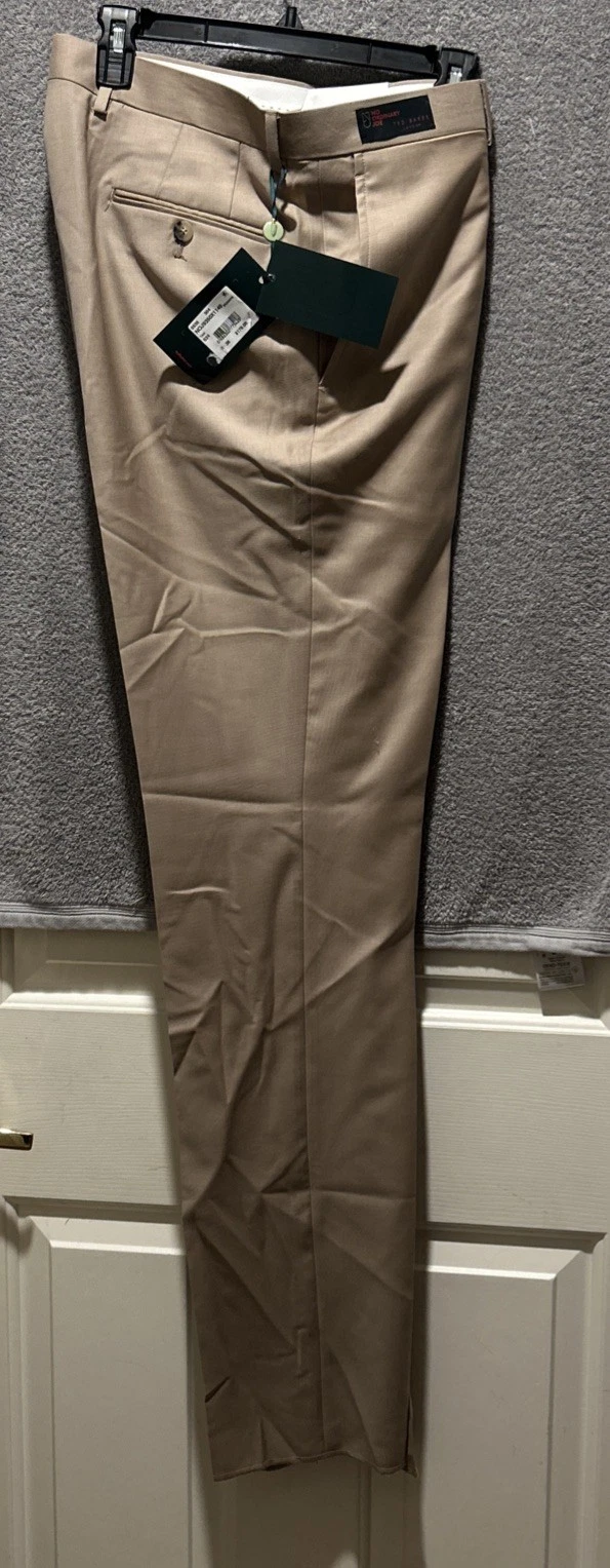Ted Baker London Joey Wool Flat Dress Pant No Ordinary Joe Sz 36, Retails $178
