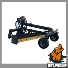 Wolfequip 96'' Skid Steer Grader Grading Quick Attach Hydraulic Blade Attachment