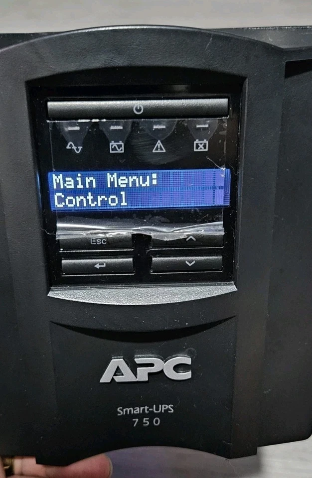 APC Smart-UPS 750VA Tower Battery Backup LCD 120V SmartConnect SMT750C - Image 2 of 4