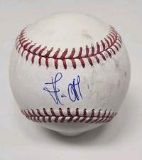 Jose Barrero Signed Autographed Game Used Major League Baseball ORIOLES 