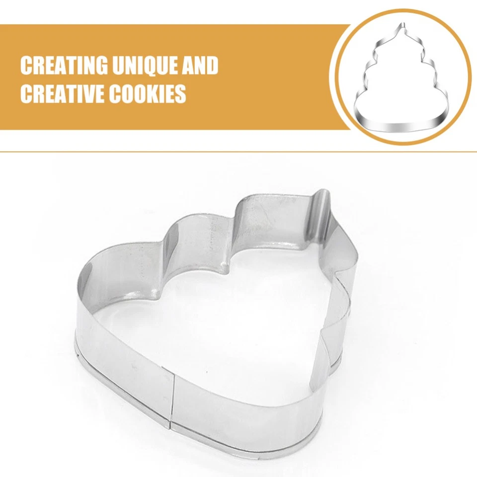 4 Pcs Ausstechförmchen Plätzchen Plätzchenförmchen Backwerkzeuge - Bild 3 von 4