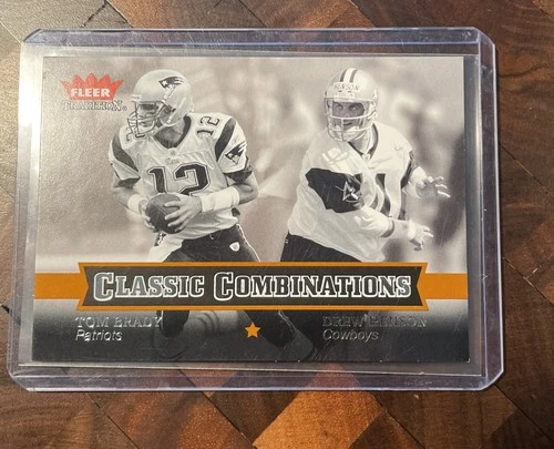 2004 Fleer Tom Brady / Henson Classic Combinations #/250  Michigan Tradition sp