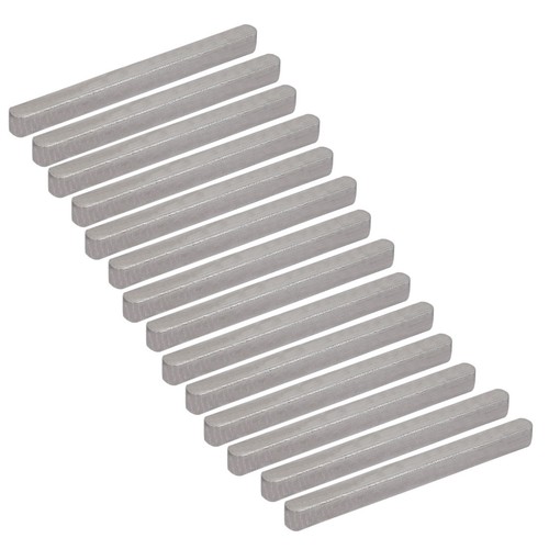 14 Stück 60 mm x 5 mm x 5 mm Kohlenstoffstahl gerade Schlüssel Lager Keystock grau - Bild 1 von 3