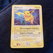 Pokémon TCG Diamond & Pearl Mysterious Treasures Holo Raichu 15/123 RARE -LP