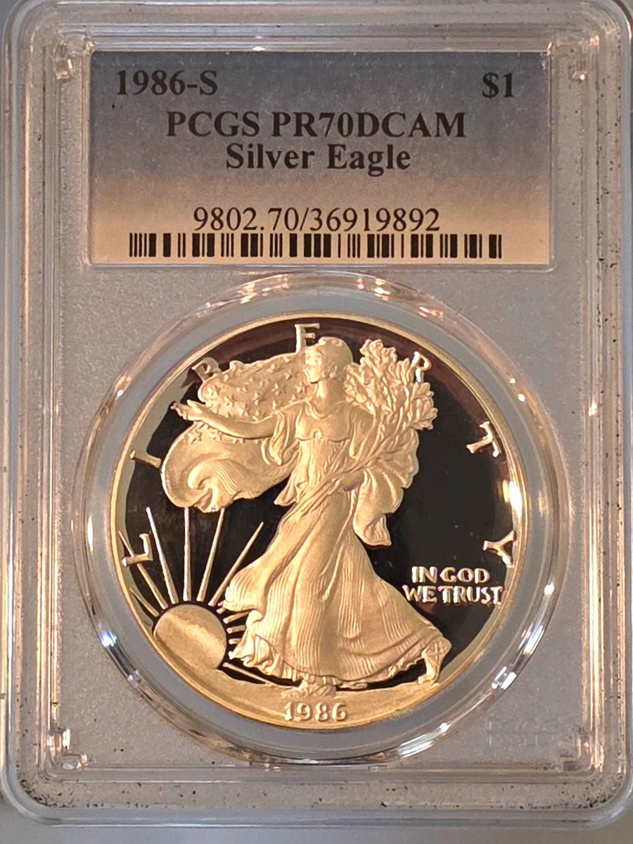 PCGS Certified PR 70 Graded 1986 Silver Bullion Coins for sale | eBay