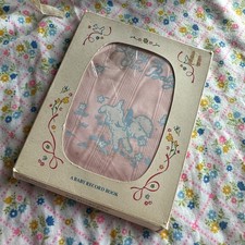 Vintage Sanity USA 1975 Baby Record Book Vintage Baby Lamb Pink Cover