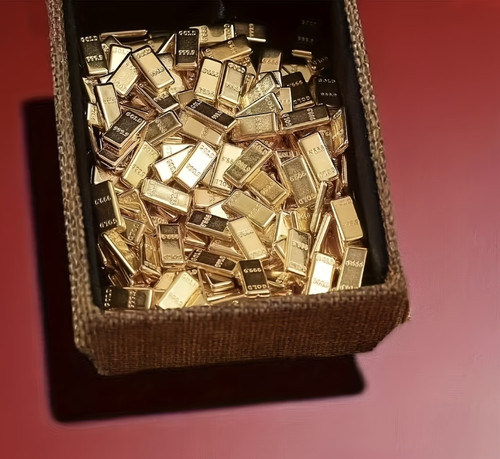 Decorative Bars Gold Tone 100 Pieces for Occasions of All Types