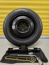 17" UNUSED NISSAN X-TRAIL QASHQAI GENUINE SPACE SAVER SPARE WHEEL + JACK KIT