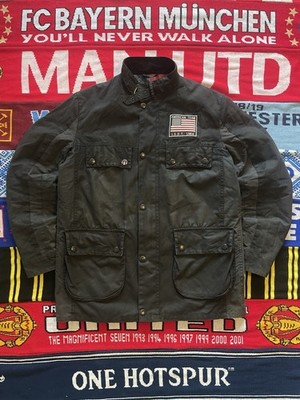 Barbour Steve McQueen American Rare Waxjacket-GR:XL