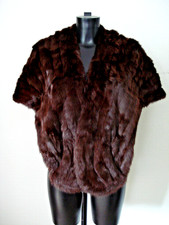Vintage Ladies Fur Mink Stole Wrap Cape 1930s 1940s Collectable