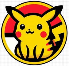 10x 6x 2x Pikachu Stickers Holographic Skate Cell Laptop Pokemon Nintendo Ball