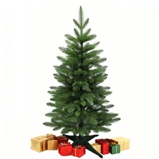 3FT Artificial Small Christmas Tree, Premium PE Tips, Easy Assembly Metal Hinges