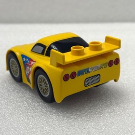 Lego Duplo Disney Movie Cars Race Car (ONLY) Vehicle Jeff Gorvette Yellow
