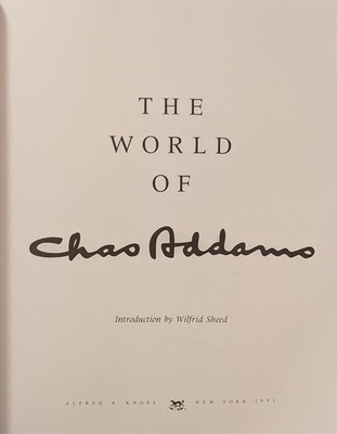 The World of Chas Addams HC 1991 3rd Printing w/ DJ Addams Family