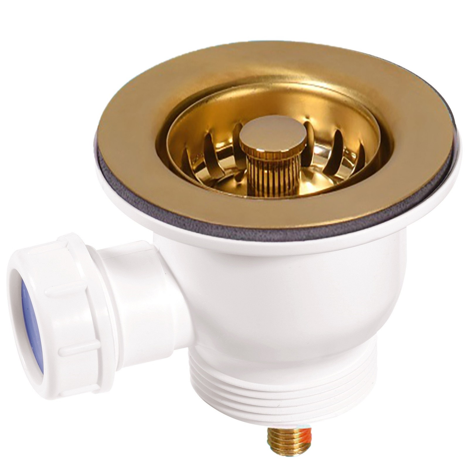 Mcalpine Unisex White Mca 1 1/2" Mini Basket Strainer Waste - Pvd Finish - Mbs85pvd In - Image 4