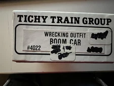 Tichy Train Group HO Kit #4022 Wrecking Outfit Boom Car New Old Stock