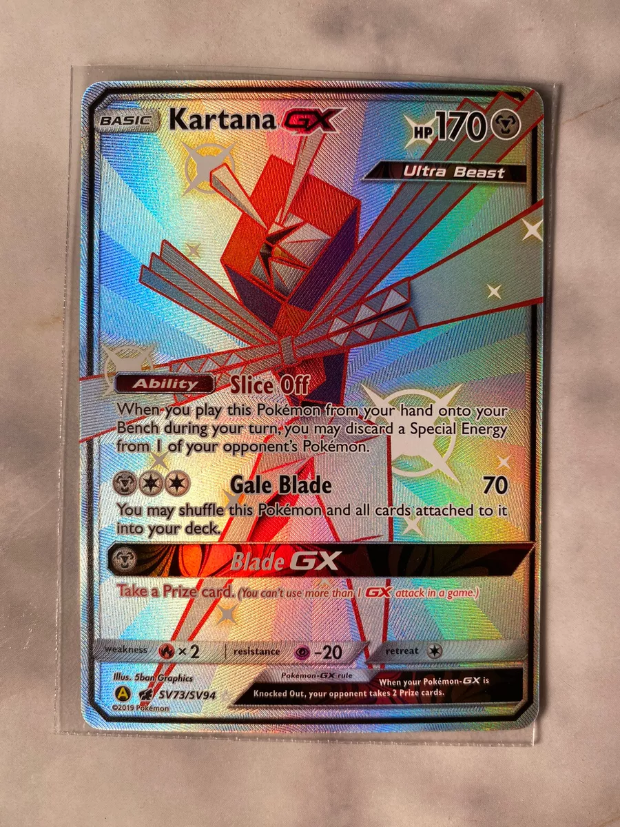 Shiny Kartana GX/Hidden Fates/Pokemon cards, Hobbies & Toys, Toys