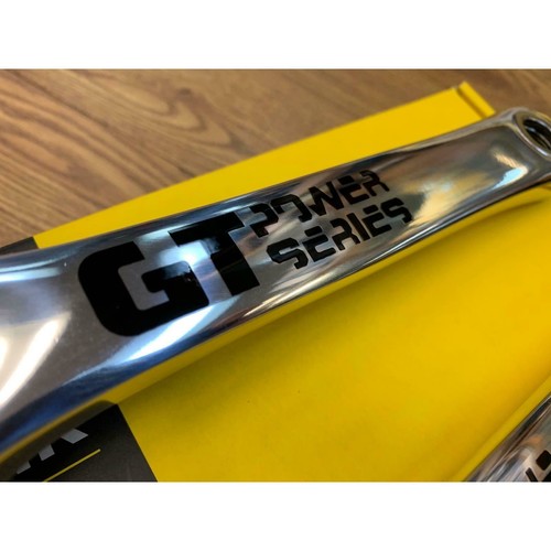GT Power Series Re-Issue Alloy Cranks Polished 175mm Old School Retro BMX Burner - Picture 2 of 6
