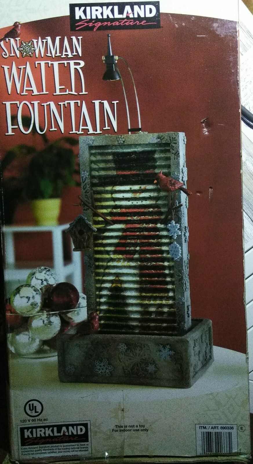 Kirkland Signature Snowman Water Fountain Costco Vintage Rare New eBay