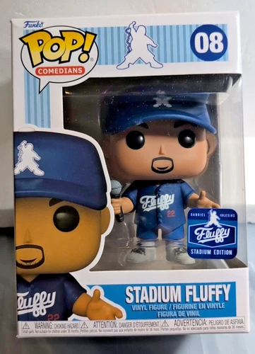 2022 Gabriel Iglesias Fluffy Funko Pop Comedians Stadium Edition 08 Blue Figure 
