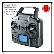 Tamiya RC System No.68 Fine Spec 2.4G 4 Channel Radio Transmitter/Receiver Set