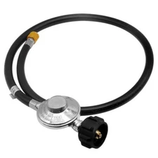 3 Feet Low Pressure Propane Regulator with LPG Hose Most LP Gas Grill Heater ...