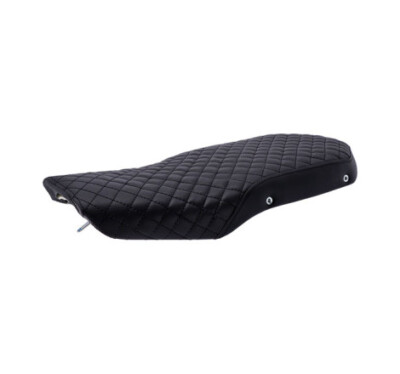 BMW K models double  seat K75 K100 K1100  BLACK Square BLACK single topstich