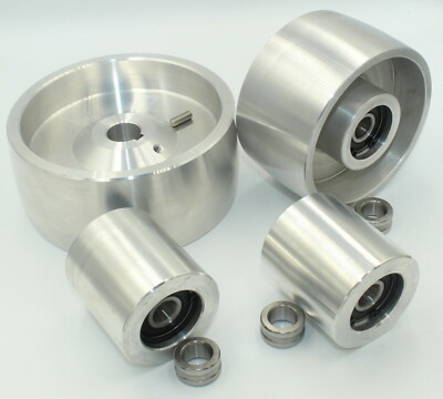2x72'' Grinder Riemenschleifer Set für Messerschleifer 129 mm Antrieb-19mm Schaft