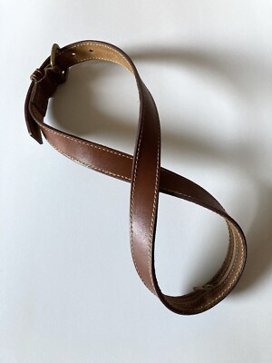 Vintage Rare Patagonia Brown Leather Belt with Hidden Zipper  display picture 3
