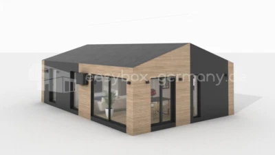 Wohnmodul 10x6,4–2 Module–Satteldach–flexibel–hochwertig–maßgeschneidert - Bild 1 von 4