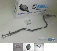 Imasaf Auspuff Mitteltopf+Anbauteile FüR Ford Fiesta Iv+Mazda 121 Iii 1.25+1.3