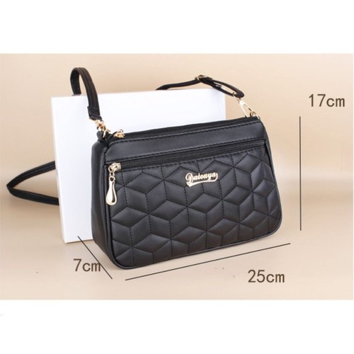 Embroidery Crossbody Bag PU Leather Handbag New Thread Small Purse Women - Picture 2 of 10