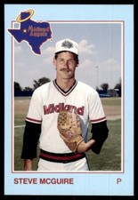 1988 Grand Slam Steve McGuire A Baseball Card #12