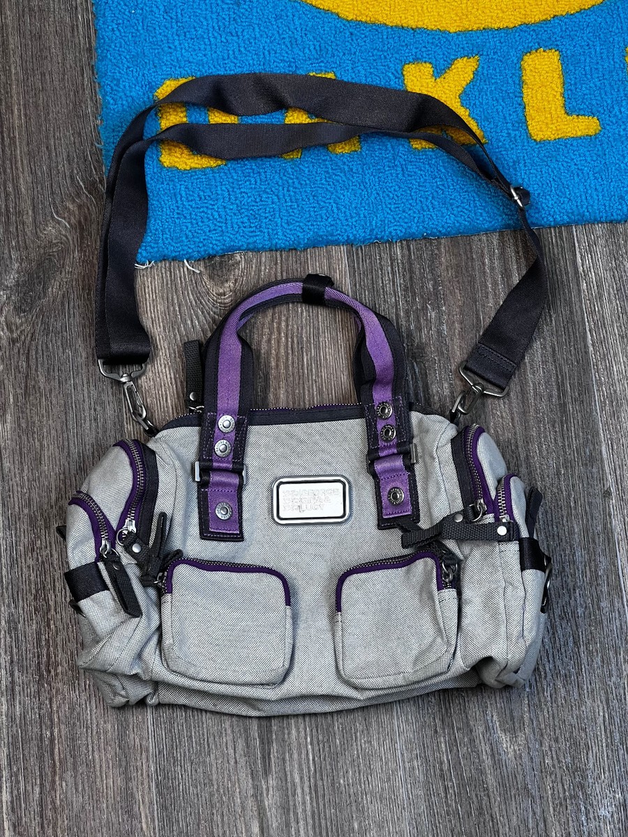 George Gina Lucy Multipocket Cargo Crossbody Light Gray Bag