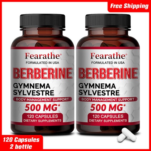 Premium Berberin HCL Extrakt 500mg, gesundes Cholesterin, Unterstützung des Körpermanagements - Bild 15 von 17