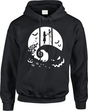Jack Sally Couple Comedy Holiday Movie Halloween Christmas Nightmare Mens Hoodie