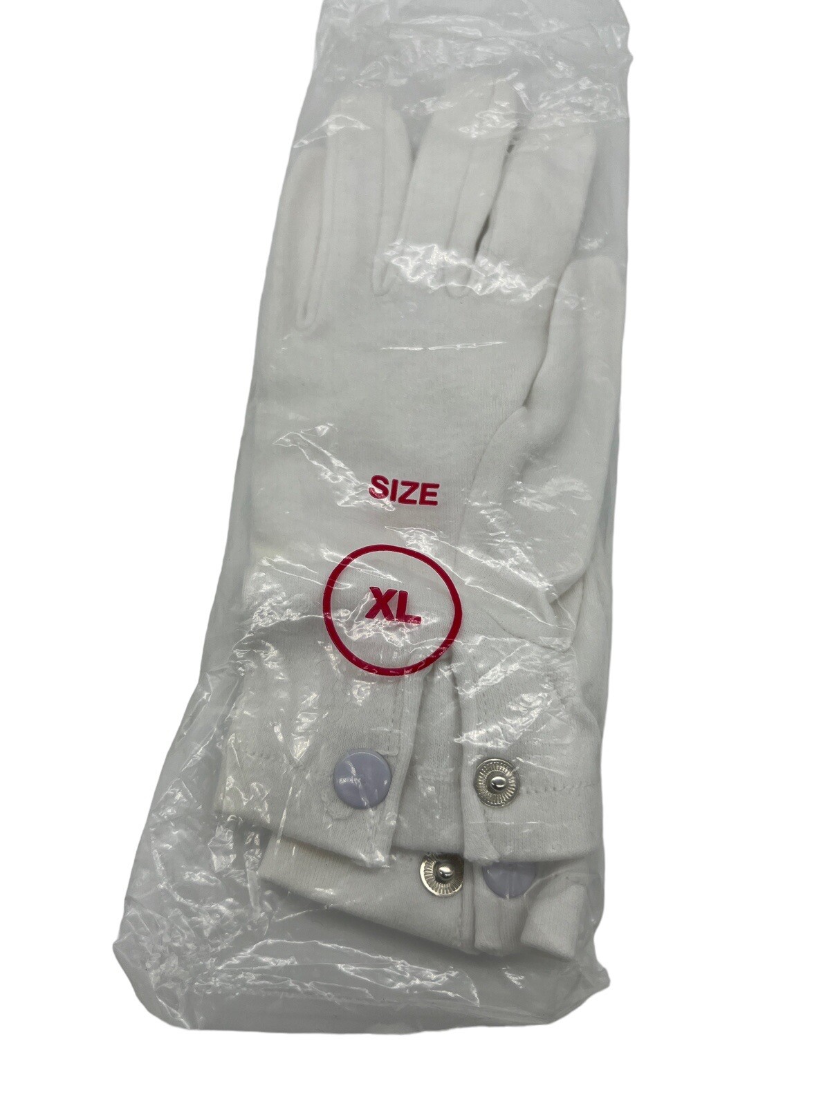 Vtg Mens White Formal Tuxedo Gloves Size XL Snaps At Wrist eBay