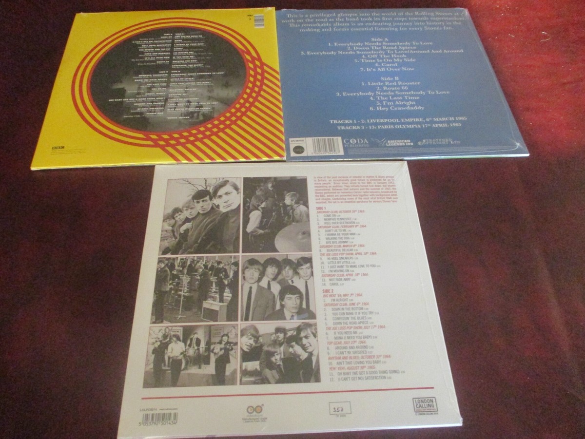 ROLLING STONES RARE VERIFIED COLORED VINYL ON AIR +