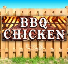 BBQ CHICKEN Advertising Vinyl Banner Flag Sign Many Sizes